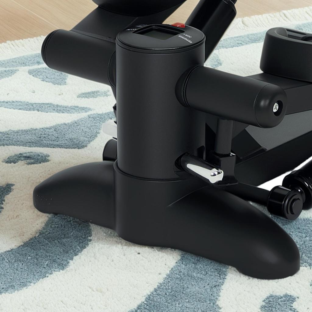 SPORTNOW Compact Stepper for Training, Fitness-Stepper with LCD Monitor and Non-Slip Pedals