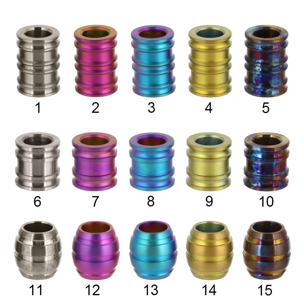 Titanium Alloy Multi Tools Camping EDC Gadgets TC4 Knife Beads Ropes Lanyard Paracord Rope Pendant