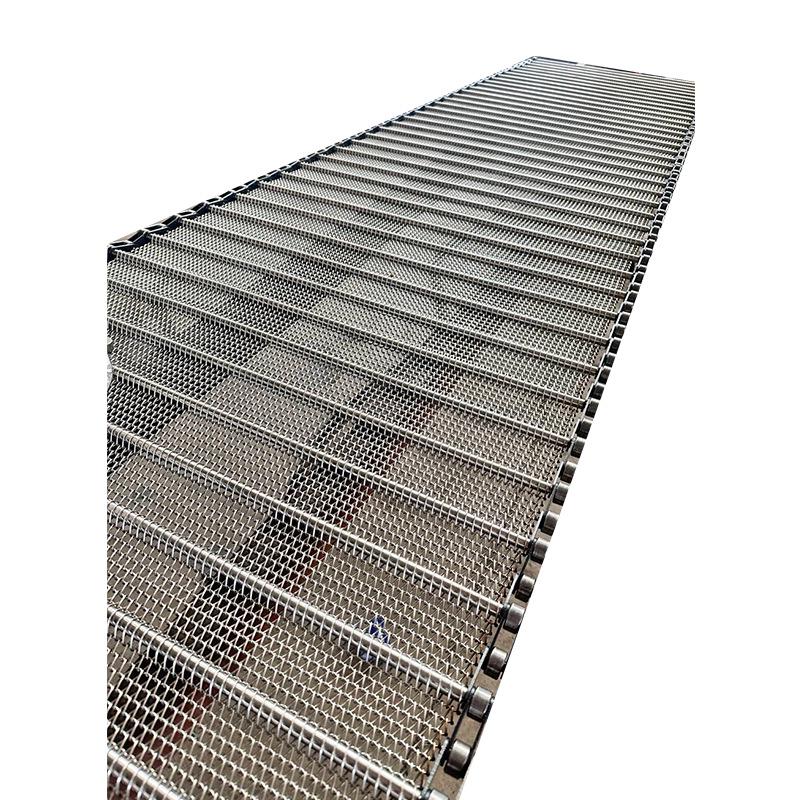 

304 Stainless Steel Encrypted Herringbone Mesh Conveyor Belt for Food Baking
