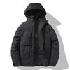 Upgraded J91 Men's Graphene Cotton Hooded Jacket: Trendy, Windproof, Waterproof, Thickened Design for Couples.