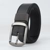 Men's Belts Solid Metal Buckle Wear-resistant Braided Nylon Band Durable Belts 120CM Versatile Belts