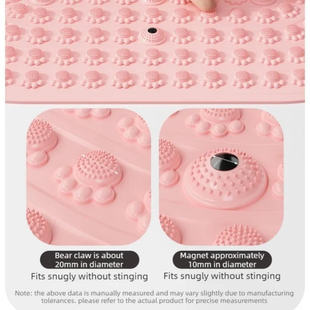 Magnetic Foot Massage Yoga Mat Acupressure Silicone Acupoint Reflexology Pad Foot Pain Relief Portable Massage Foot Care Tools