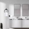 Steel Toilet Stainless Roll Holder And Towel Ring Set Wall Mounted Bathroom Tool