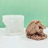 Castings Moulds Delicate Candle Mould Silicone Craft Pendants 3D Delicate Candle Molds Candle Decorations Moulds