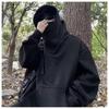 High-Street Vibe Men's Oversized American Heavy Sweatshirt with Hood