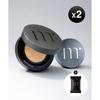 Molvany [2 Pack] Molvany Glow Cover Slick Cushion  1 Main Item+1 Refill 