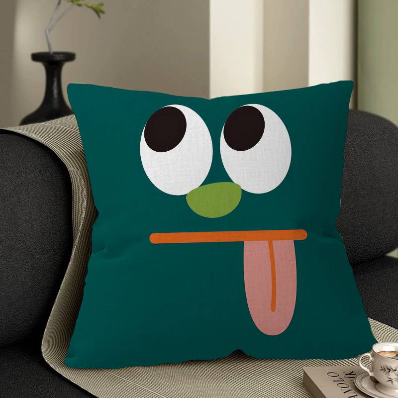 Emoji Cushion Cover Pillowcase Upholstery Sofa Throw Pillow Home Decor Pillowcas