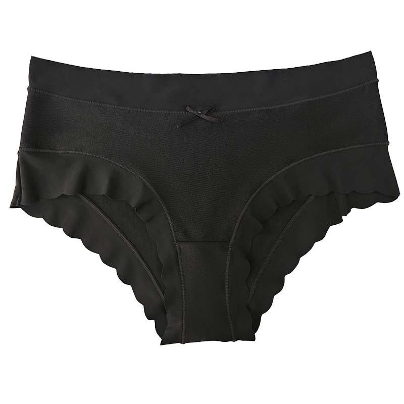 Large Size Women Underwear Cotton Briefs Women Solid Color Underwear Simple Women Mid-waist  Briefs Breathable Antibacterial Women Underwear