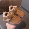 Boys' Winter 2026 Sports and Toddler Cotton Shoes with Velvet for Warmth