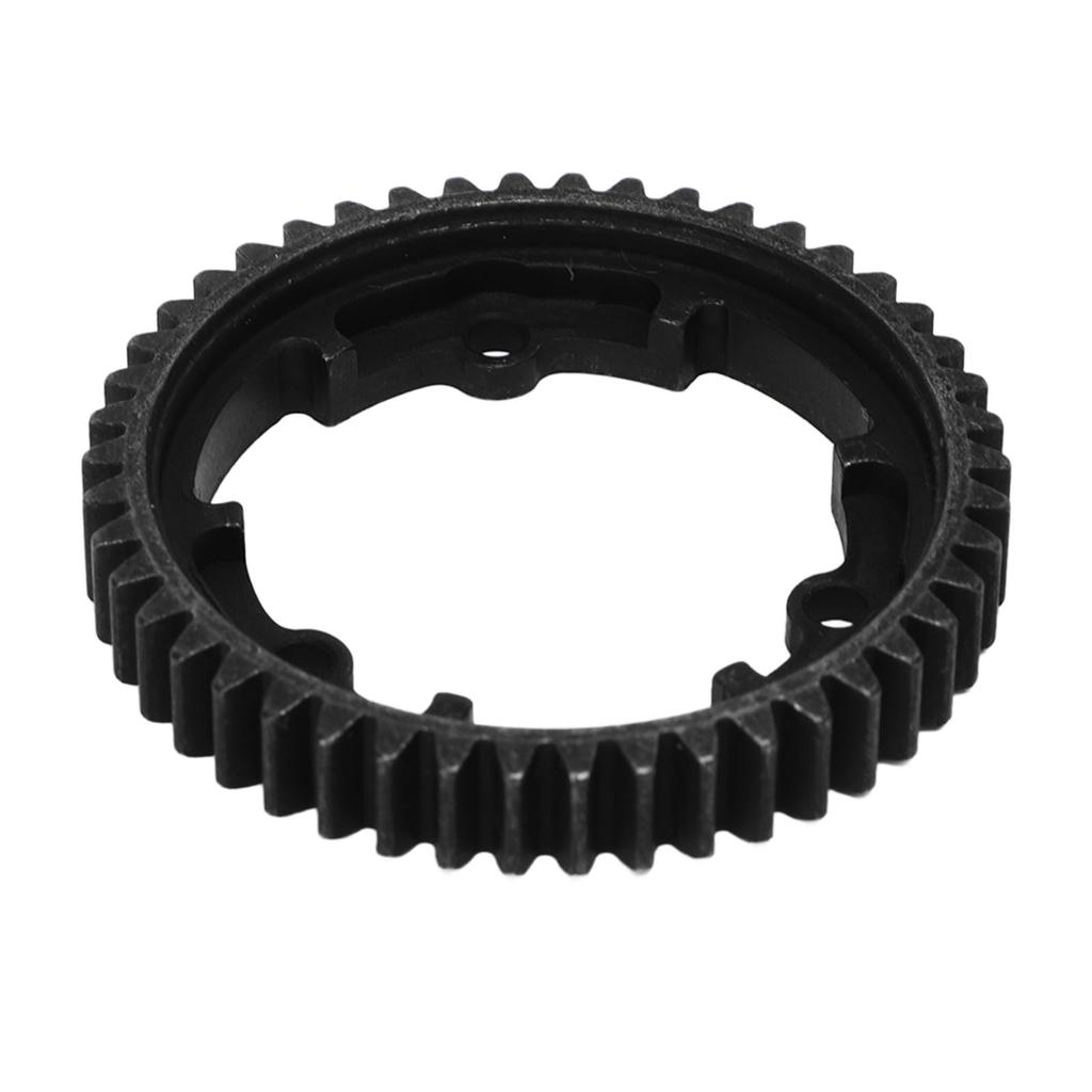 Spur Gear 46T Steel Black Anti Rust Corrosion Resistance Hardened RC Car Spur Gear RC Car Accessories