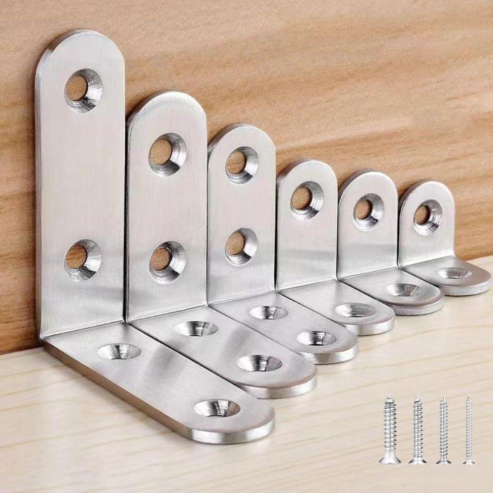 

10 шт. L-образный угловой кронштейн из нержавеющей стали, угловые кронштейны, домашняя страница