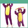 Cozy Purple Dragon Unisex Adult Animal Onesie Pajamas For Ultimate Comfort