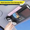 Leather Material Car Zipper Sunshade Storage Glasses Clip For 159 Giulietta Giulia 147 Mito 156 166 GT Stelvio F1 QI7
