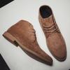 Spring Autumn Men Dress Oxfords Shoes Outdoor Suede Leather Sneakers Man Moccasins Work Business Shoes Soft Male Ankle Boots