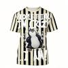 Kids T-shirt Penguin Letter 3D Print Kids Short Sleeves T-Shirt Loose Casual Summer Outdoor Street Boy and Girl Tees Tops