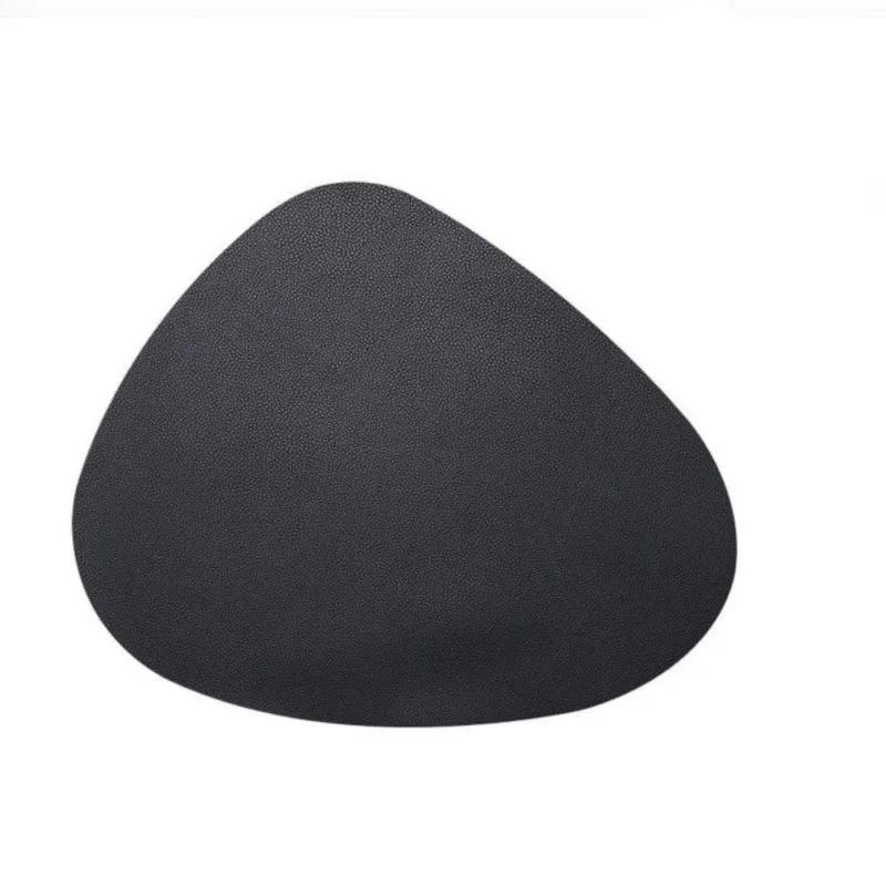 PU Placemats for Tableware Waterproof Non-Slip Coaster Leather Place Heat Insulation for Kitchen Accessories Pad Cup Wine Mat
