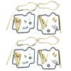 2X Motorcycle Carburetor Rebuild Kit For Honda XL250R XL 600R XL250 1983-1987 Carb Repair Set