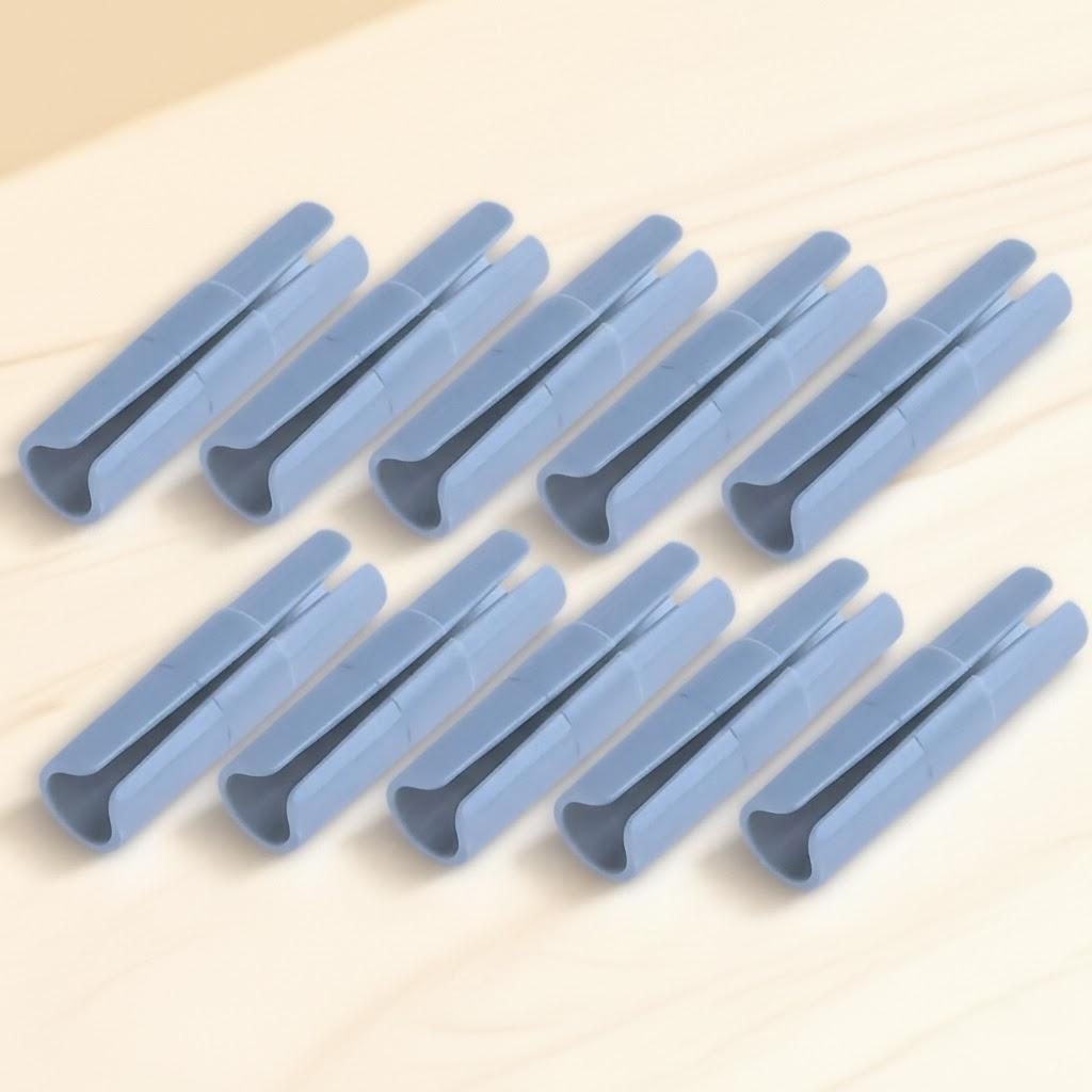 

10pcs Slip-Resistant Clothes Pegs Clamp Gripper for Mattress Food Sealing Kitchen Storage Accessories Home Living