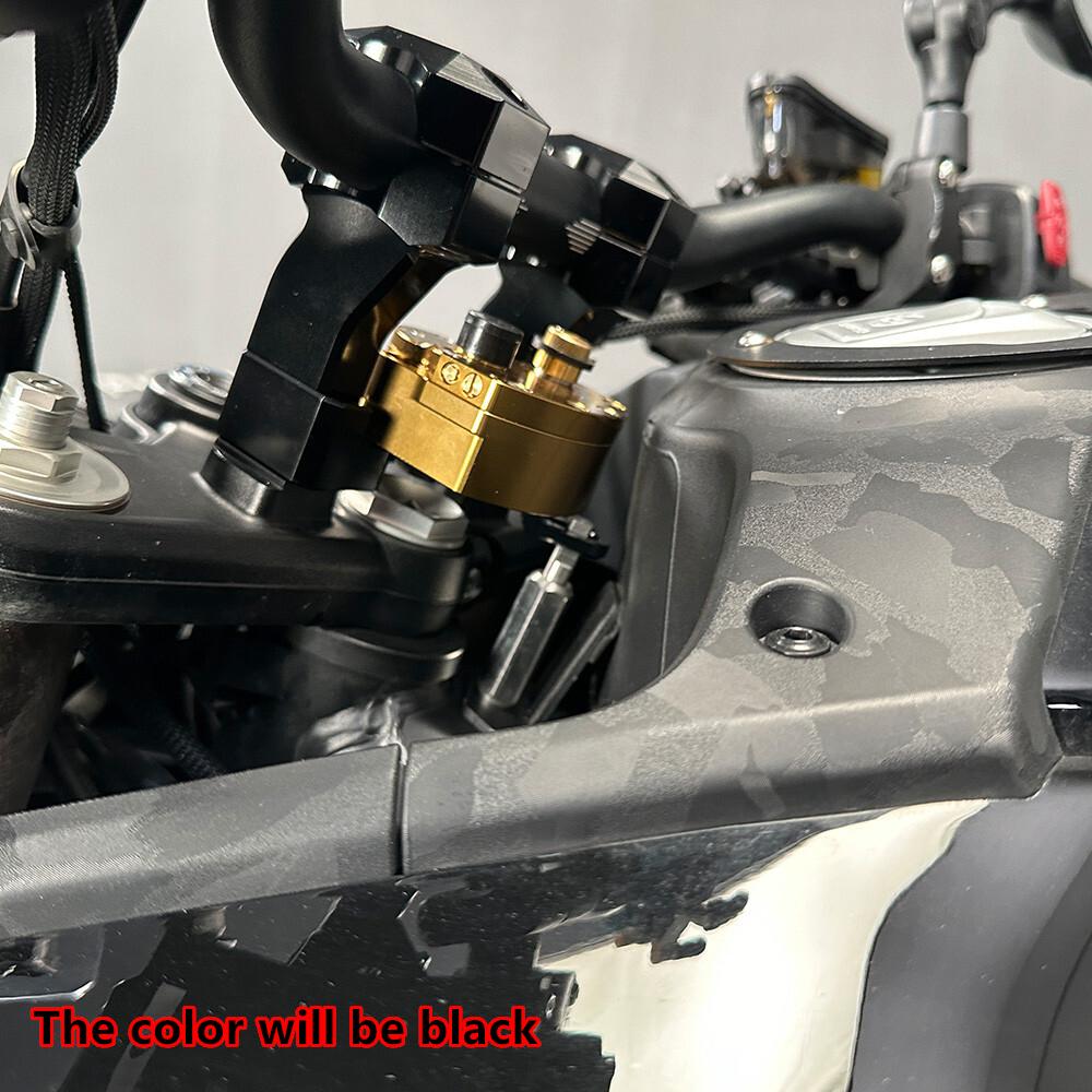 CFMoto 450MT 800MT IBEX Adjustable Steering Stabilizer Black