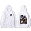 Rapper 50 Cent Curtis graphic hoodie men's c