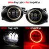 2 x LED-Nebelscheinwerfer mit Angel Eye Tagfahrlicht 9006 Auto Nebel Fahrlicht für Volkswagen VW Golf Jetta 6 Tiguan 5N Touran Beetle EOS Caddy