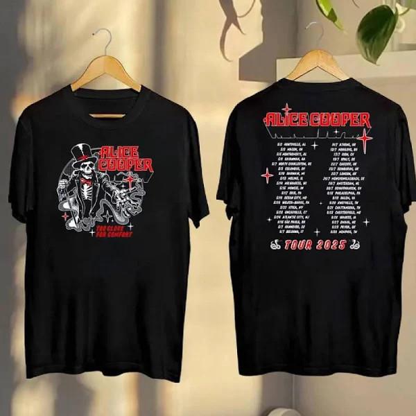 

Alice Cooper Too Close for Comfort Ringmaster Tour 2025 T-Shirt S