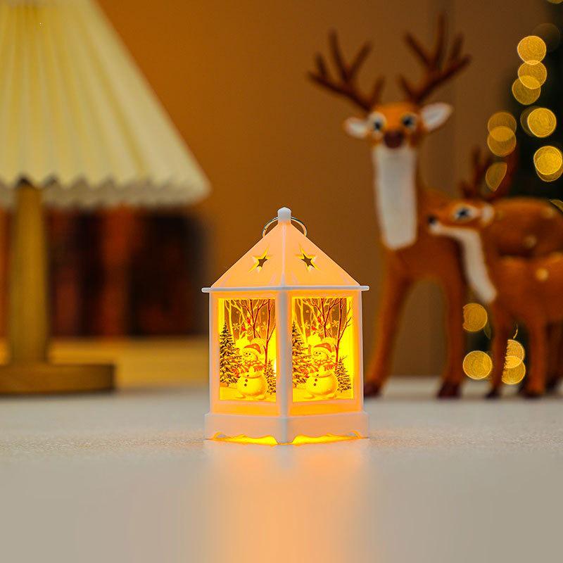 Luminous Christmas Candle Lantern - Festive Holiday Decoration Gift