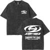 Washed Vintage Kpop ATEEZ "FlX ON" Merch T-shirt Men Women Korean Fashion Trend T Shirts Men's Casual Oversized Cotton T-shirts