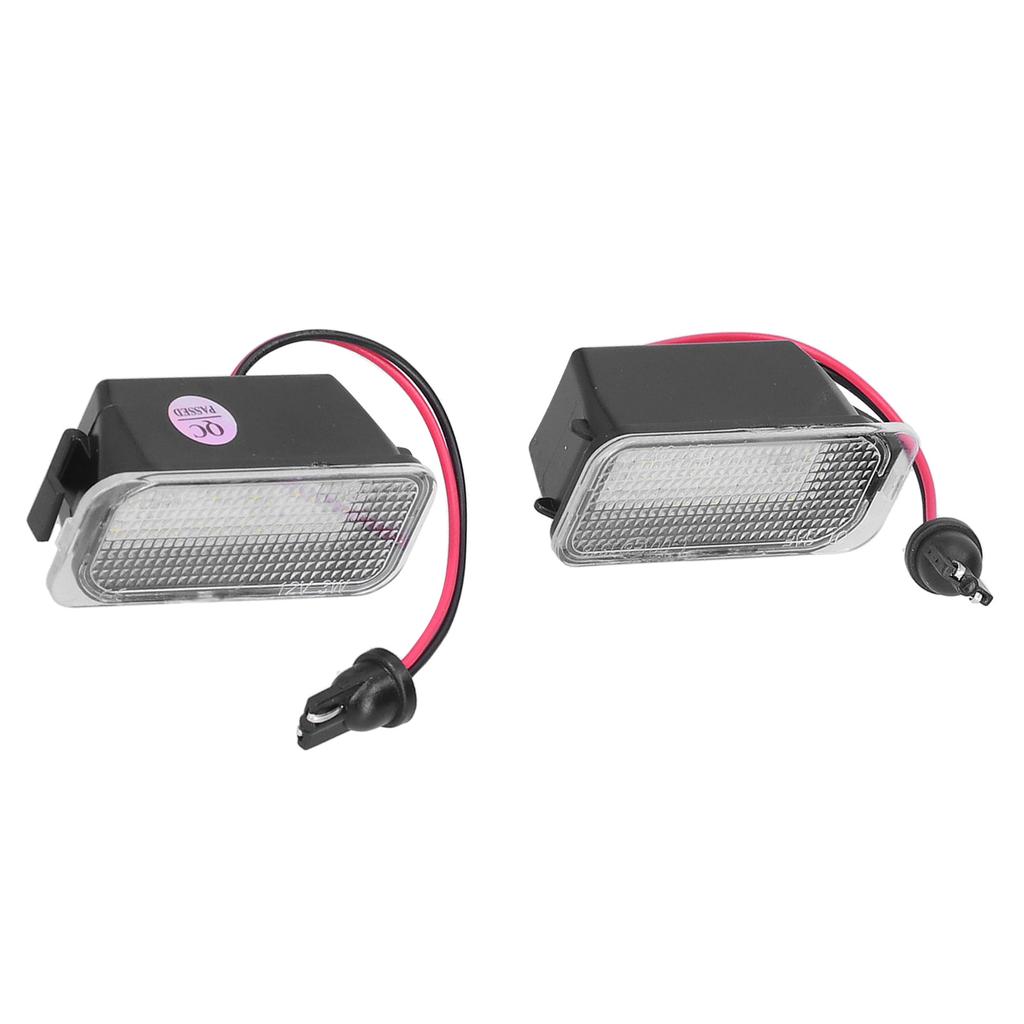 Pair Car License Plate Light LED 12V 3W Plastic Plug and Play Fit for Ford Focus MK2 DA3 5D