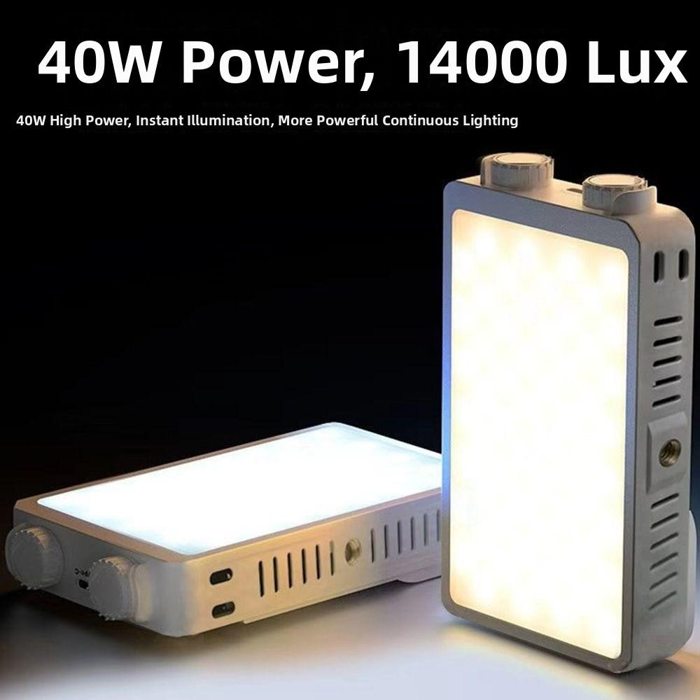 2800-9000K Handheld Fill Light With Fan LED Beauty Light Panel  Outdoor Photography