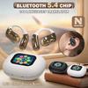 Bluetooth 5.4 KI-Sprachübersetzungs-Ohrhörer, OWS Echtzeit-Sprachübersetzer, 144 Sprachen & Akzente, LCD-Touchscreen, Zwei-Wege-Übersetzung
