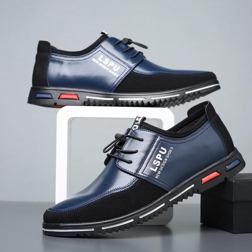 High Quality  Big Size Casual Shoes Men Formal Business Men Casual Shoes Breathable Fashion Trend Casual Men Shoes Black