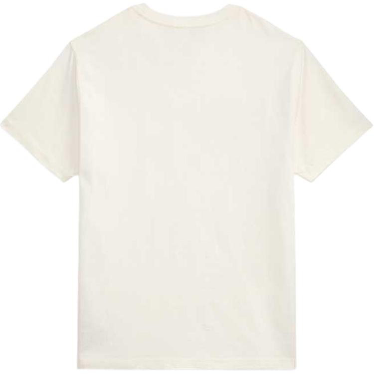 Polo Ralph Lauren Cotton Logo Crew Neck Short Sleeve T-Shirt Kids Tops Paper-White CWPOTSHY8021044-100