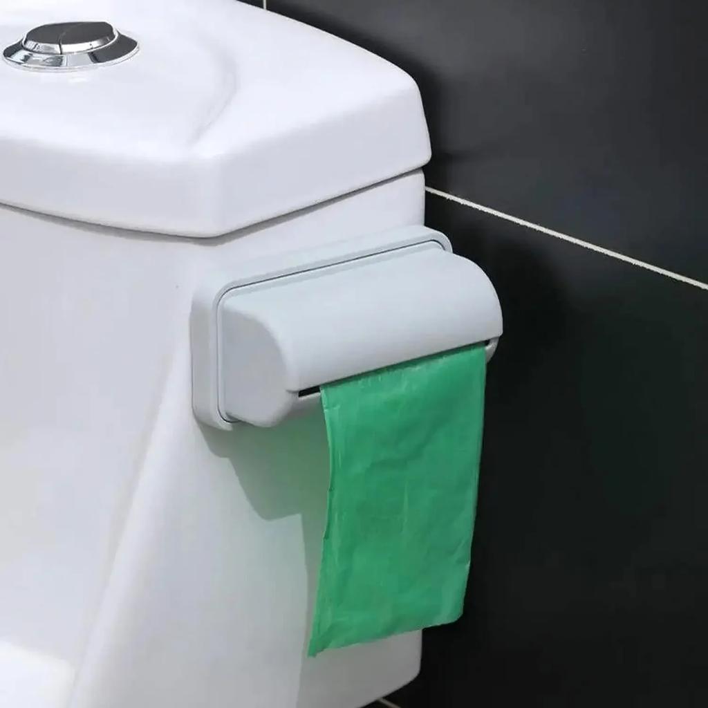 Garbage Bag Storage Box Wall Mounted Trash Bags Holder Simple Extraction Garbage Bag Dispenser Kitchen Toilet Organizer Case