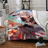 1Pc Genshin Impact Anime Character Blanket Soft Comfortable Polyester Blanket All Season Use Suitable Bedroom Office Outdoor Christmas Gift Choice Pri