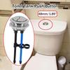 48mm Toilet Push Button,Toilet Tank Button Dual Push Flushing Button,Adjustable Toilet Water Tank Button for Glacier Bay Aquasource TOTO