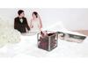 Square Transparent Glass Jewelry Box - Ring, Ear Stud, Earring, and Necklace Organizer