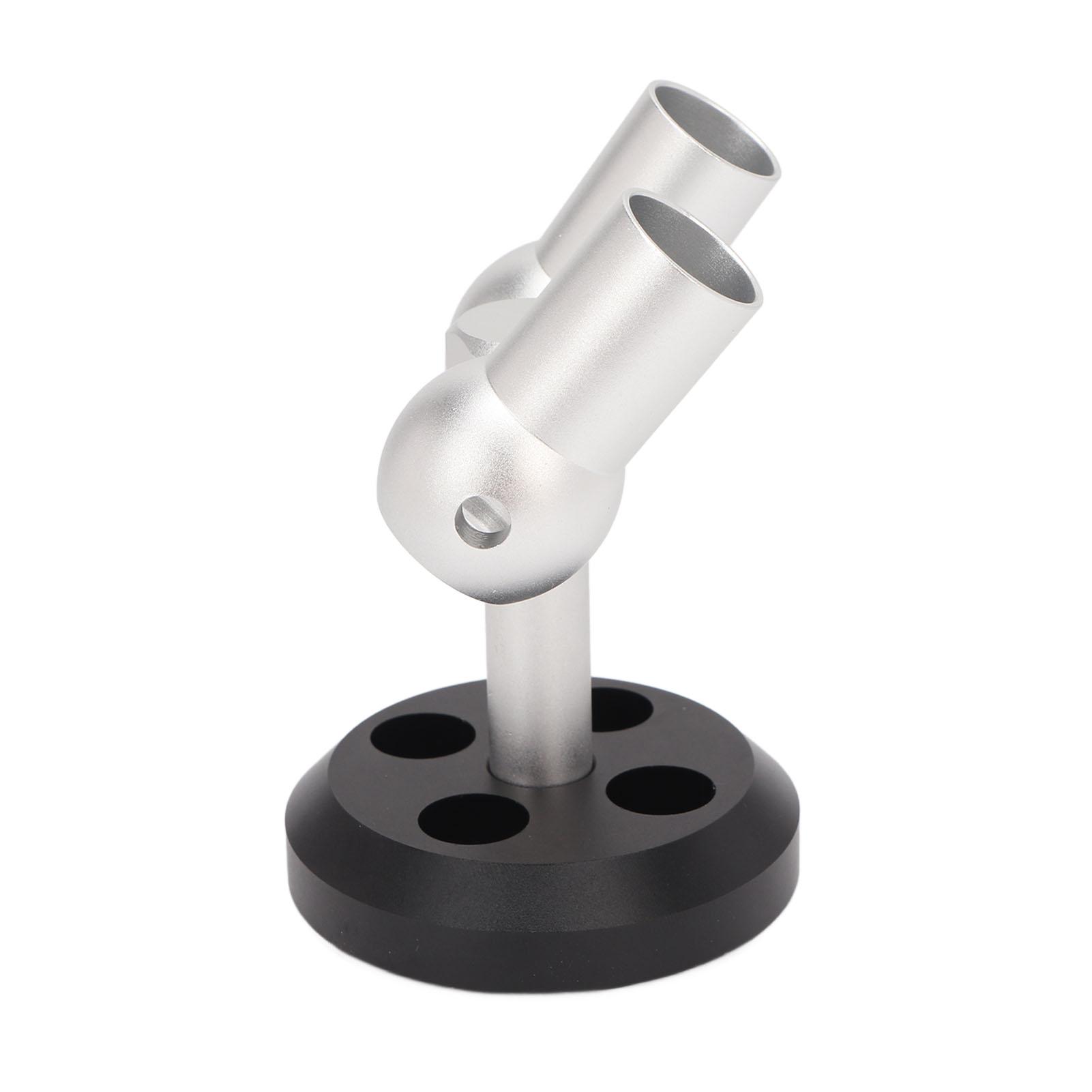 

Держатель для тату-машинки с двойным отверстием, регулируемый угол наклона, устойчивая основа, устойчивость к скольжению, ручка для красоты