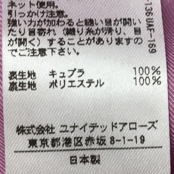 Japan Another Edition Croix Sheer Cupro Short Sleeve Dress S Pink(USED)