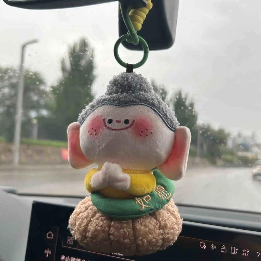 

Cartoon Buddha Stuffed Doll Shakyamuni Buddha Plush Toy Kawaii Buddha Plush Pendant Accessory Without Keychain