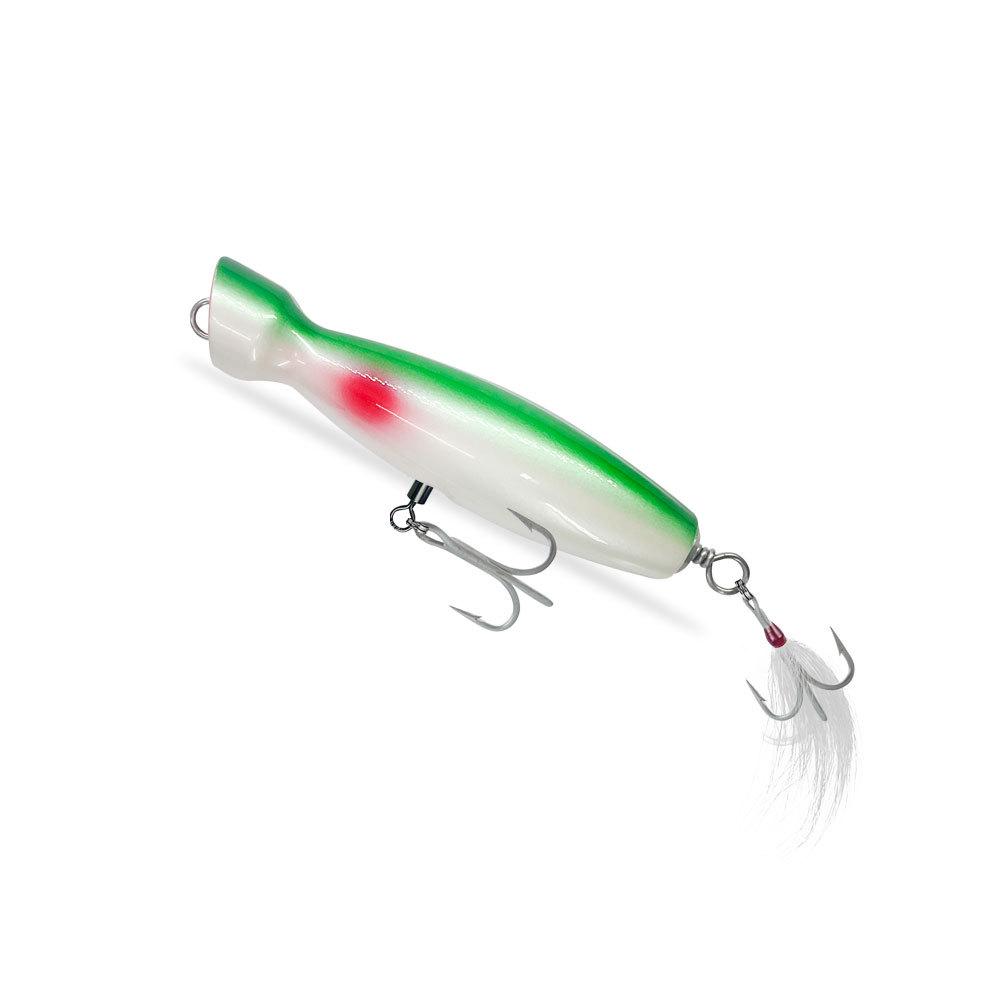 Seasky 5.5" Wooden Popper Fishing Lure for Tuna & Sea Bass