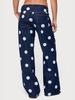 Women's Dark Polka Dot Casual Jeans