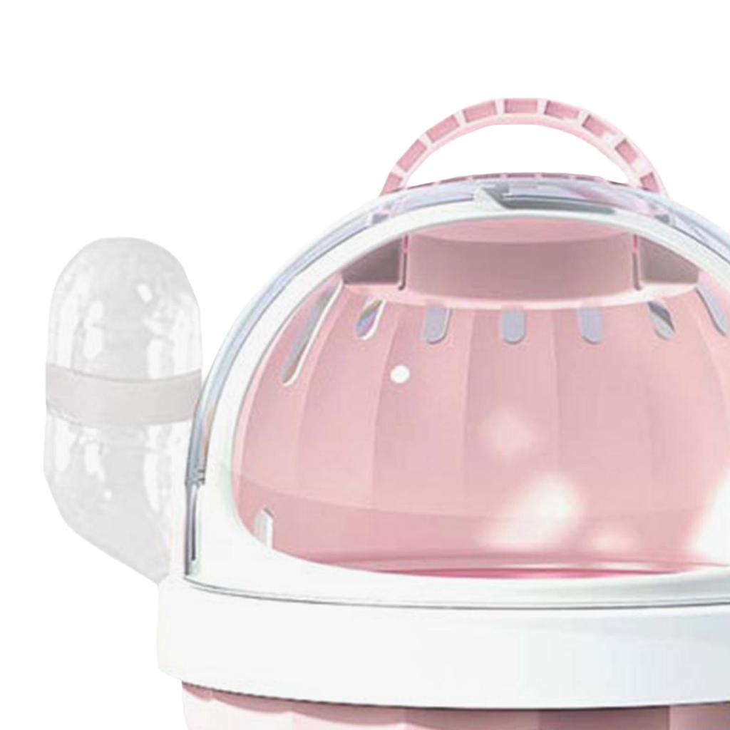 2Pcs Hamster Carrier Cage Clear for Small Animals Chinchilla Dwarf Hamster