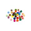 33-Color Solid Glass Beads for DIY Jewelry & Beaded Bracelets