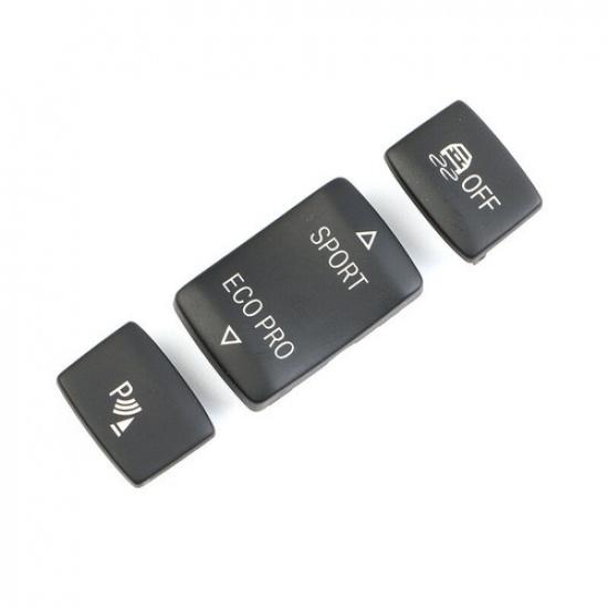 Black For BMW 1 2 3 4 Series F20 F22 F30 F32 13-19 Gear Shift Button Replace