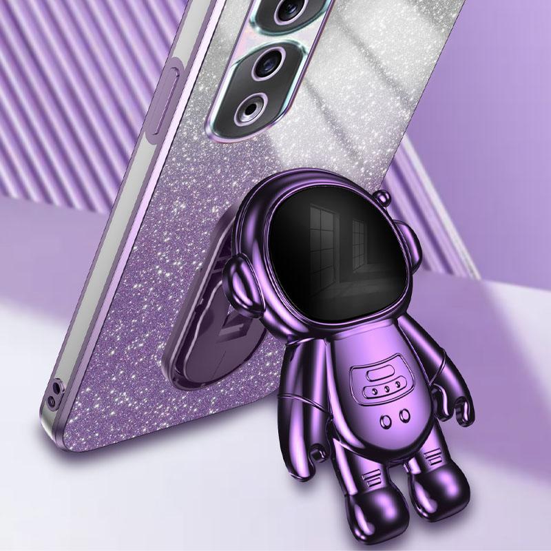 For Honor 90 Pro Astronaut Kickstand Phone Case PC+TPU Anti-Scratch Cell Phone Cover