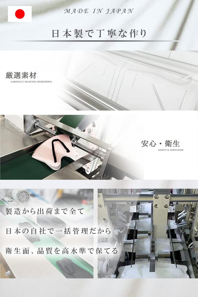 TJ TRAD JAPAN 3D Nonwoven Made In Lace X 30 Masks, Japan, Two-Tone (Old Black, Count)