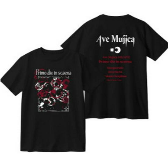

2025 AVE MUJICA Crew Neck Short Sleeve T-shirt with Front and Back Print S