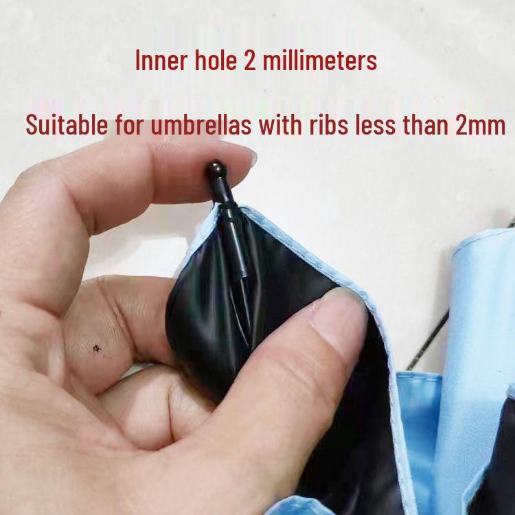 Universal Thickened Umbrella Handle Cap, Tail Bead, and Small Umbrella Base Cover