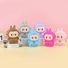 Cute Girly Heart Cartoon Silicone Labubu Crossbody Bag for Children